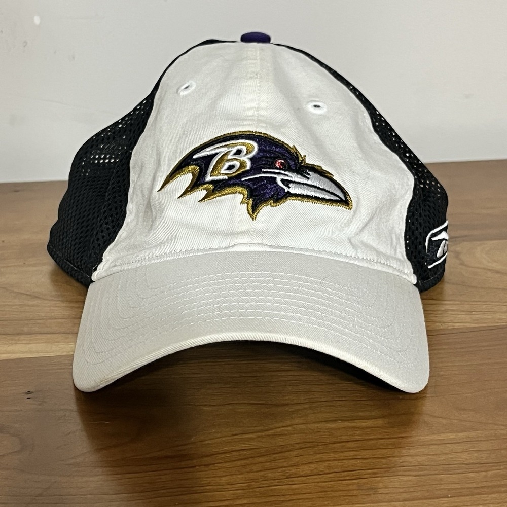 Authentic NFL On Field Reebok Adjustable‎ One Size Baltimore Ravens Cap Hat